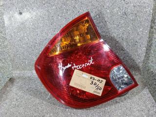 фонарь задний левый Hyundai Accent 2 поколение (LC) [рестайлинг] (2002 - 2005)